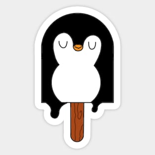 Cute Penguin Popsicle Sticker